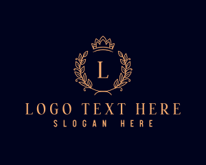 Decorative - Luxury Wreath Crown logo design