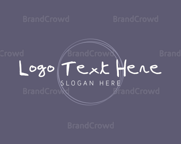 Mural Handwritten Brand Logo