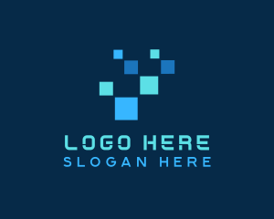 Digital Tech Pixels Logo