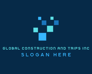 Digital - Digital Tech Pixels logo design