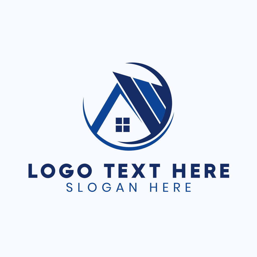 Blue House Real Estate Logo | BrandCrowd Logo Maker