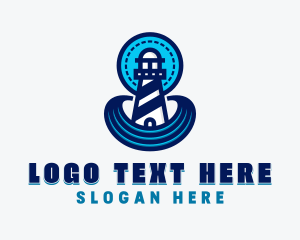 Coastal - Marine Coastal Lighthouse logo design