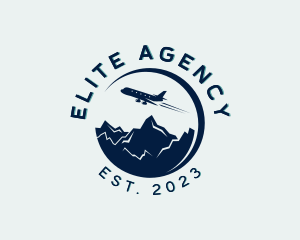 Airplane Travel Agency logo design