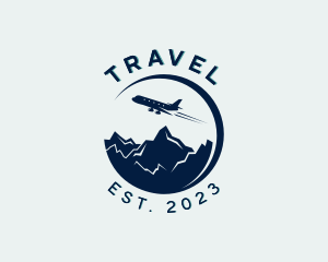 Airplane Travel Agency logo design