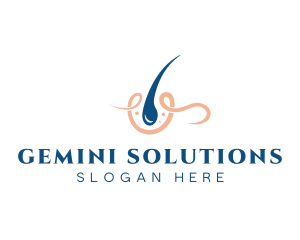 Dermatology Hair Treatment  logo design