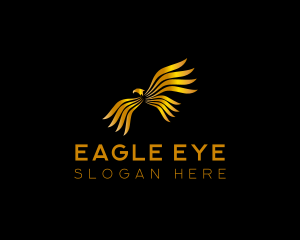 Luxury Eagle Wings logo design