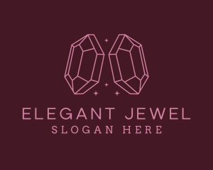 Pink Gemstone Jeweler logo design