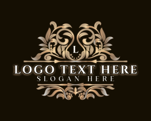 Ornamental - Luxury Floral Decoration logo design