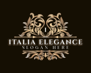 Luxury Floral Decoration Logo