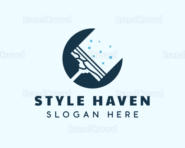 Clean Squeegee Housekeeping Logo