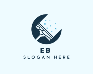 Clean Squeegee Housekeeping Logo