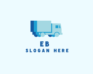 Forwarding Truck Delivery Logo