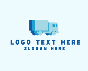 Freight - Forwarding Truck Delivery logo design