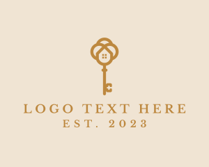 Home Rent - Housing Key Real Estate logo design