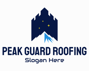 Mountain Peak Castle logo design