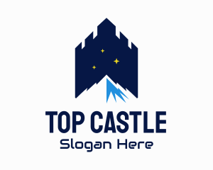 Mountain Peak Castle logo design