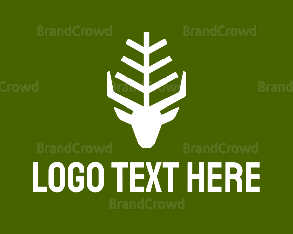 Wild Forest Deer Logo