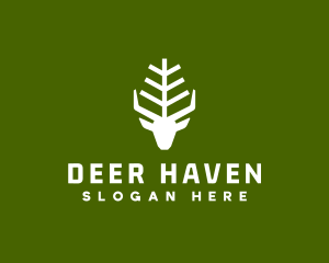 Wild Forest Deer logo design