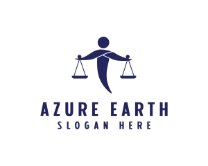 Human Justice Scale logo design