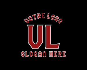 Gym - League Varsity Sports logo design