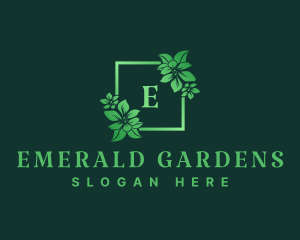 Nature Garden Flower logo design