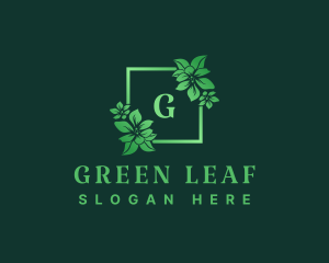 Nature Garden Flower logo design