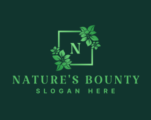 Nature Garden Flower logo design