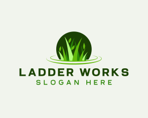 Grass Leaf Gardening logo design