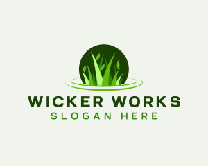 Grass Leaf Gardening logo design