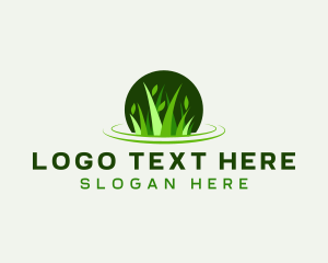 Grass Leaf Gardening Logo