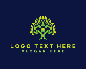 Organization - Human Tree Nature logo design