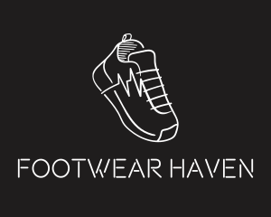 Modern Shoe Footwear logo design