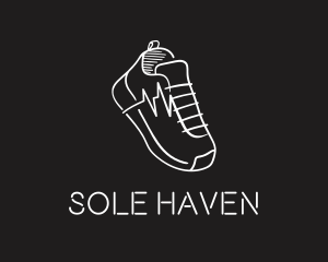 Modern Shoe Footwear logo design