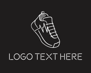 Modern Shoe Footwear Logo