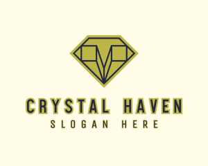 Diamond Crystal Gem  logo design