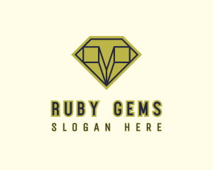 Diamond Crystal Gem  logo design