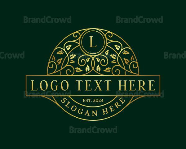 Luxury Leaf Vines Logo