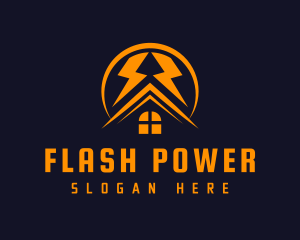 Power Bolt House logo design