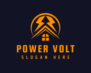 Power Bolt House logo design