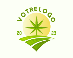 Cbd - Marijuana Plant Farm logo design