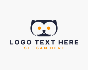 Balloon - Owl Bird Animal logo design