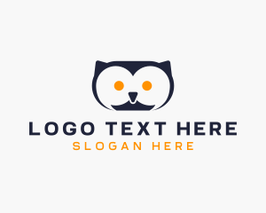 Text - Owl Bird Animal logo design
