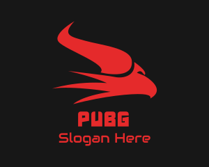 Esports Gaming Horn Eagle logo design