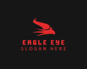 Esports Gaming Horn Eagle logo design