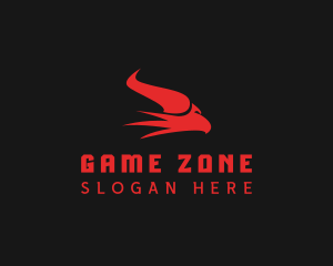 Esports Gaming Horn Eagle logo design