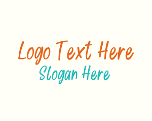 Playful - Colorful Nerd Wordmark logo design