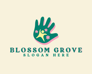 Nursery - Nursery Creative Hand logo design