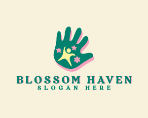 Nursery - Nursery Creative Hand logo design