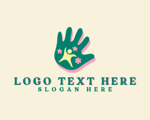 Hand - Nursery Creative Hand logo design