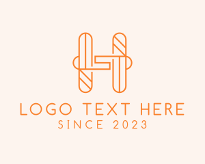 Construction - Modern Tech Letter H logo design